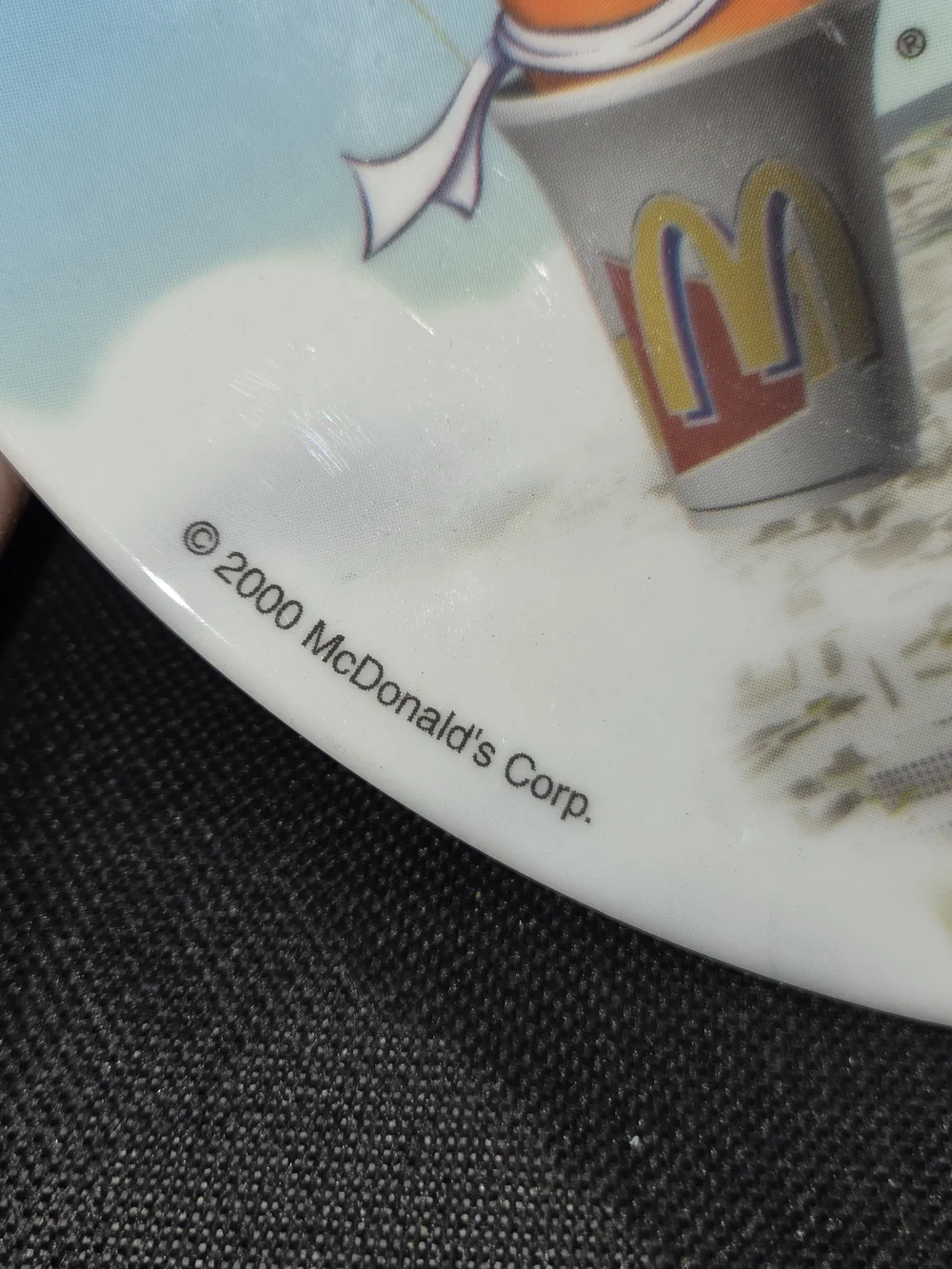 Vintage 2000 McDonald's  Collector Plate Hot Air Balloon Eiffel Tower Paris